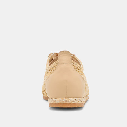 Dream Lt Natural Woven Raffia Sneakers - Dolce Vita