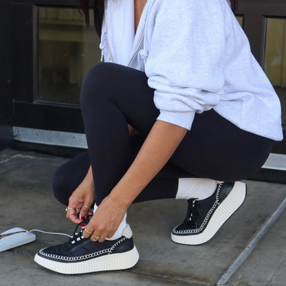 Dolen Black Nylon Sneakers - Dolce Vita