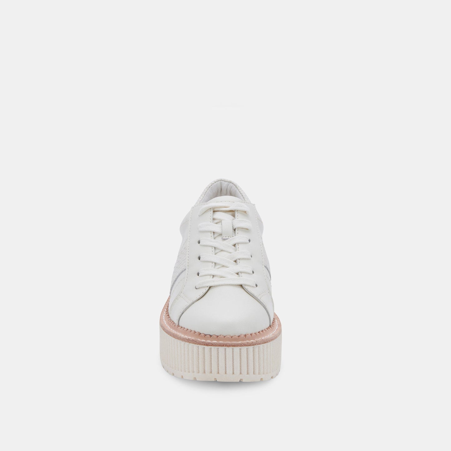 TIGER SNEAKERS WHITE LEATHER - Dolce Vita
