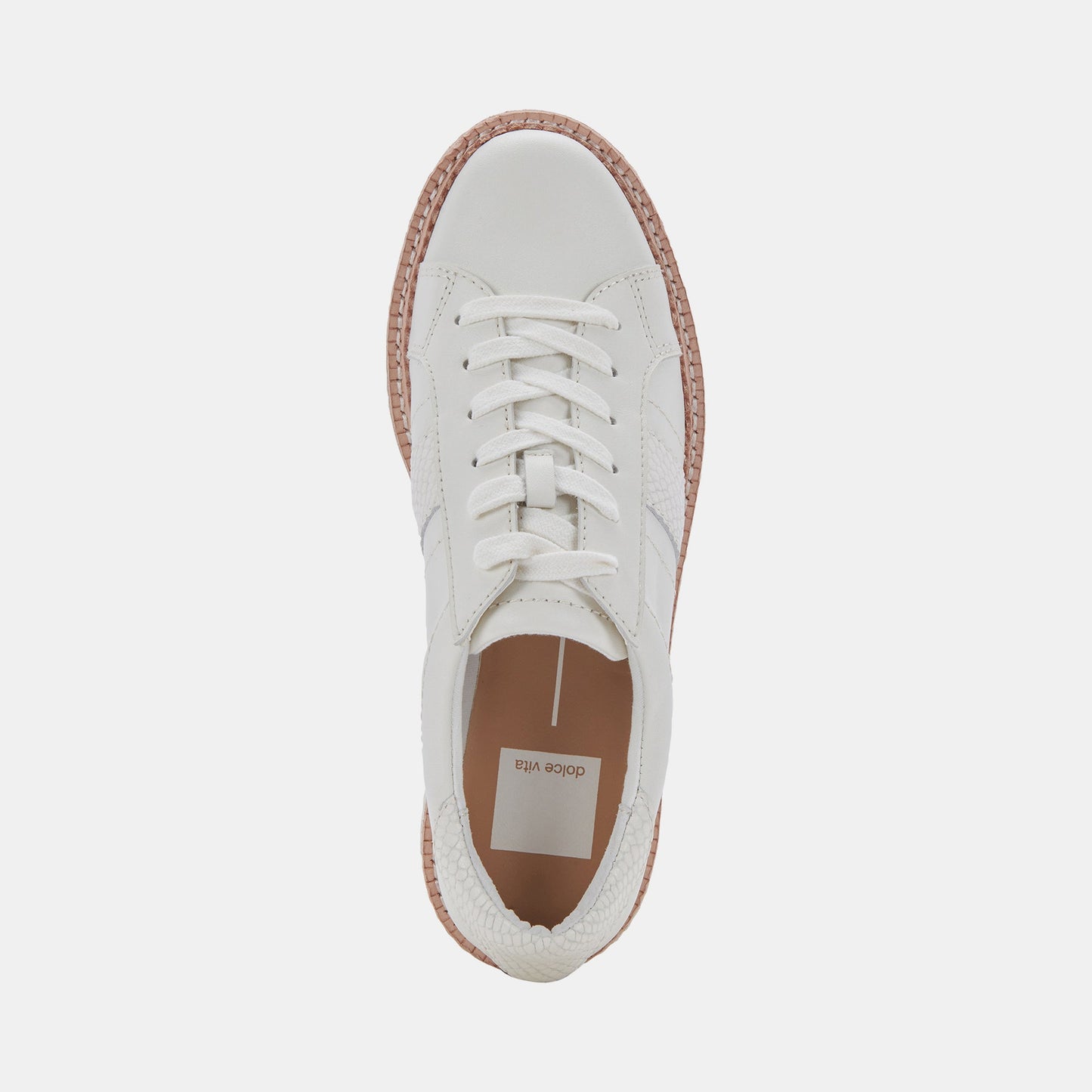 TIGER SNEAKERS WHITE LEATHER - Dolce Vita