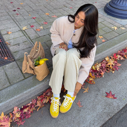 Sariya Yellow Nylon Sneakers - Dolce Vita