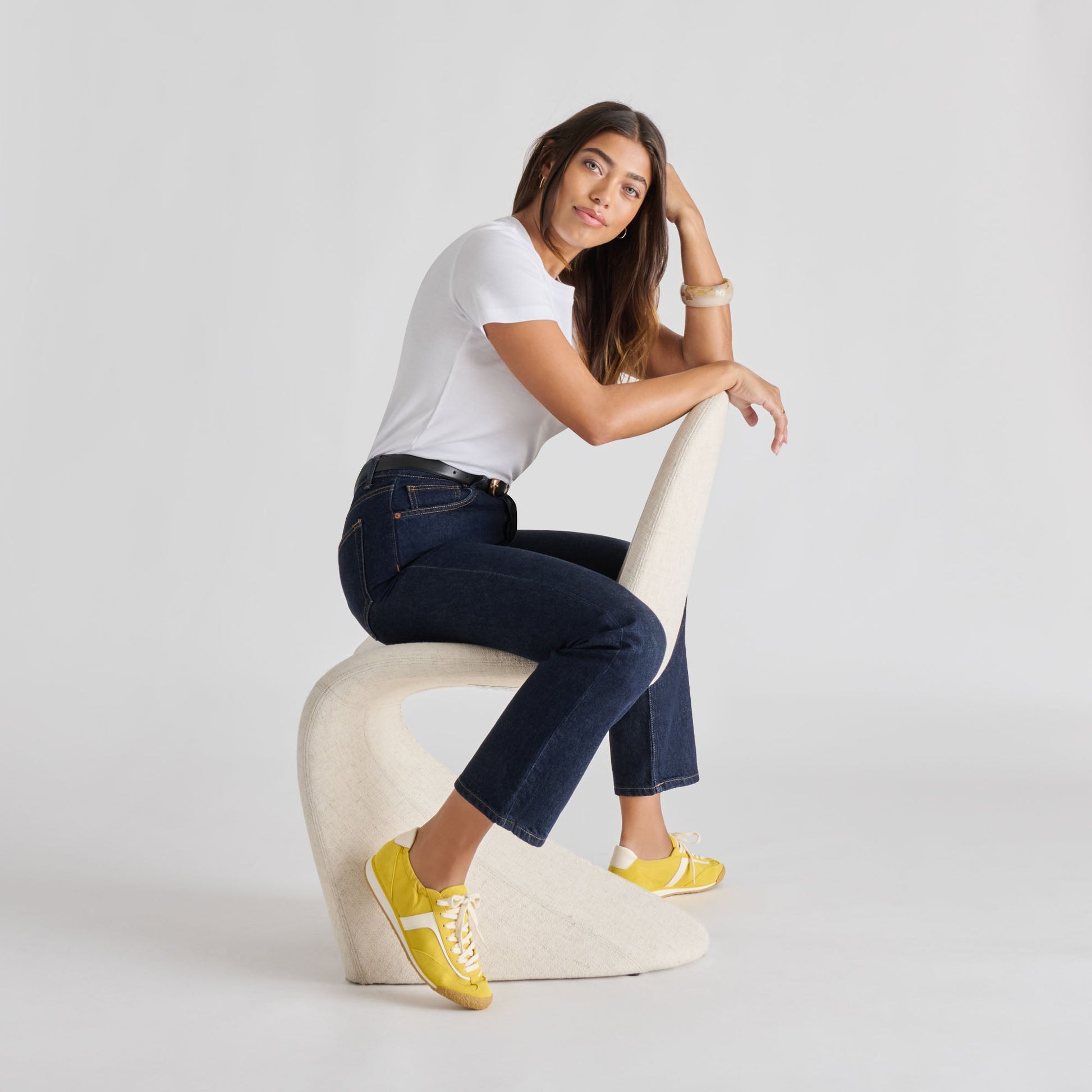 Sariya Yellow Nylon Sneakers - Dolce Vita