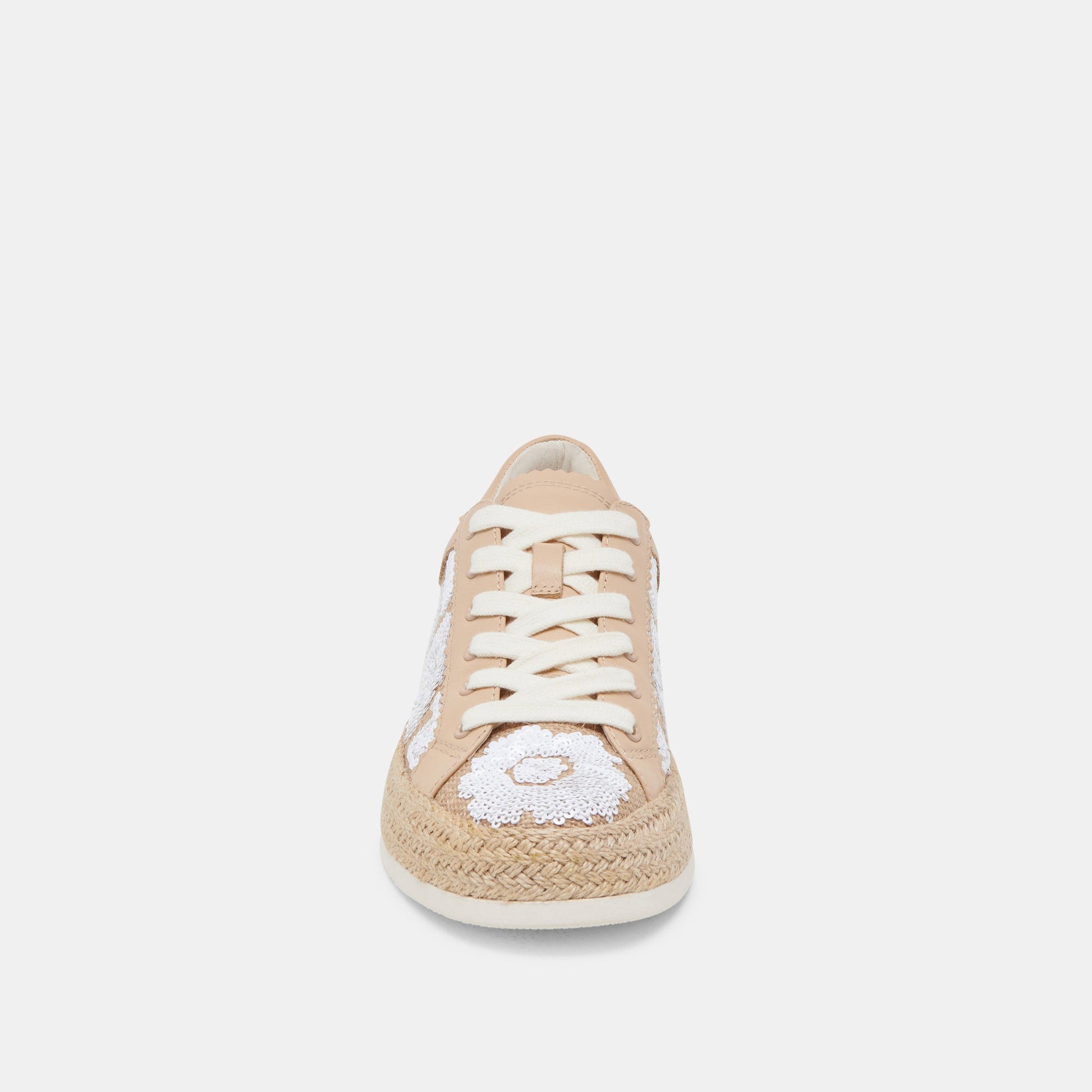 AZALIA SNEAKERS NATURAL MULTI FLORAL SEQUIN - Dolce Vita