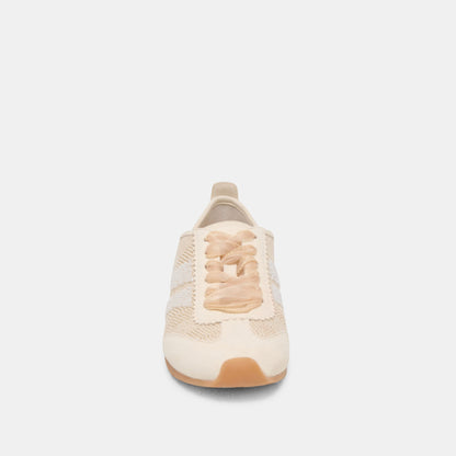 DREAM BEAD SNEAKERS NATURAL MULTI BURLAP - Dolce Vita