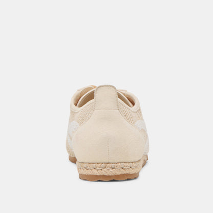 DREAM BEAD SNEAKERS NATURAL MULTI BURLAP - Dolce Vita
