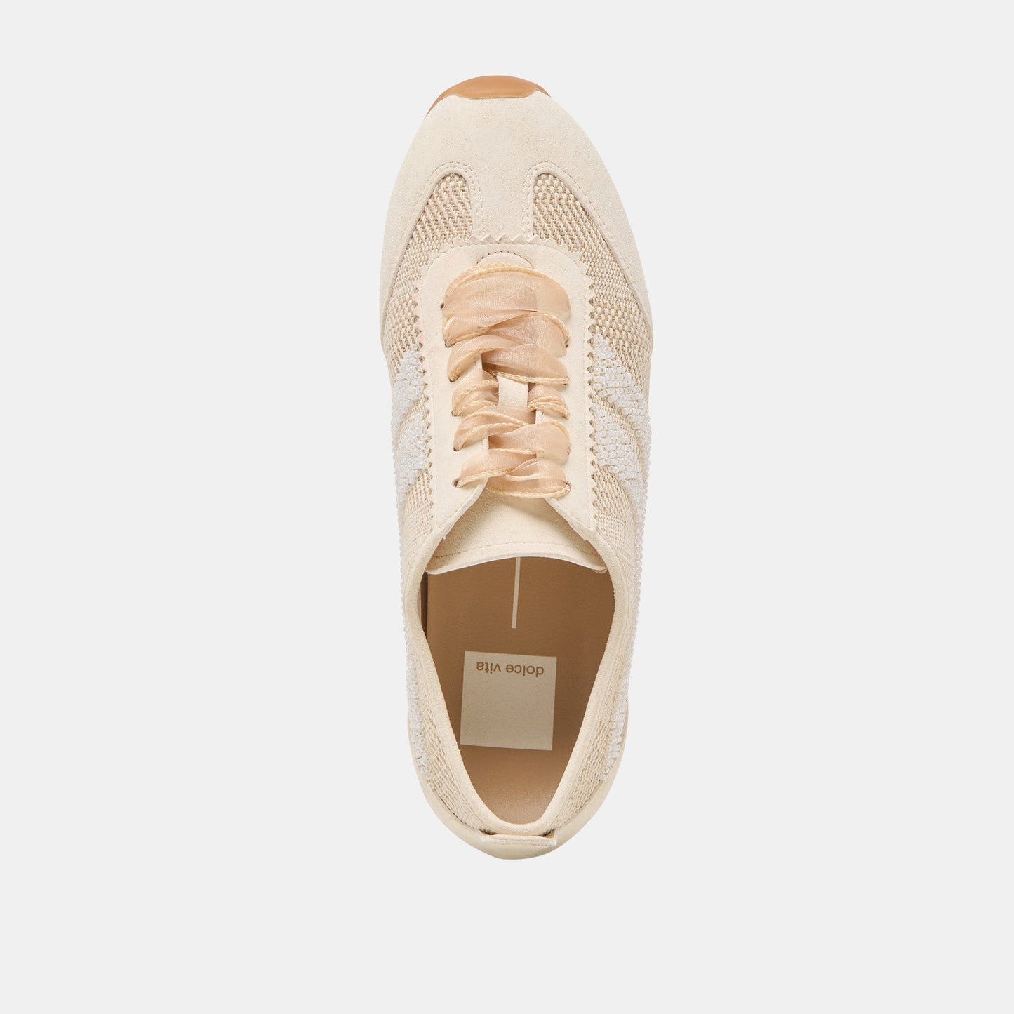 DREAM BEAD SNEAKERS NATURAL MULTI BURLAP - Dolce Vita