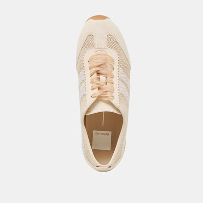 DREAM BEAD SNEAKERS NATURAL MULTI BURLAP - Dolce Vita