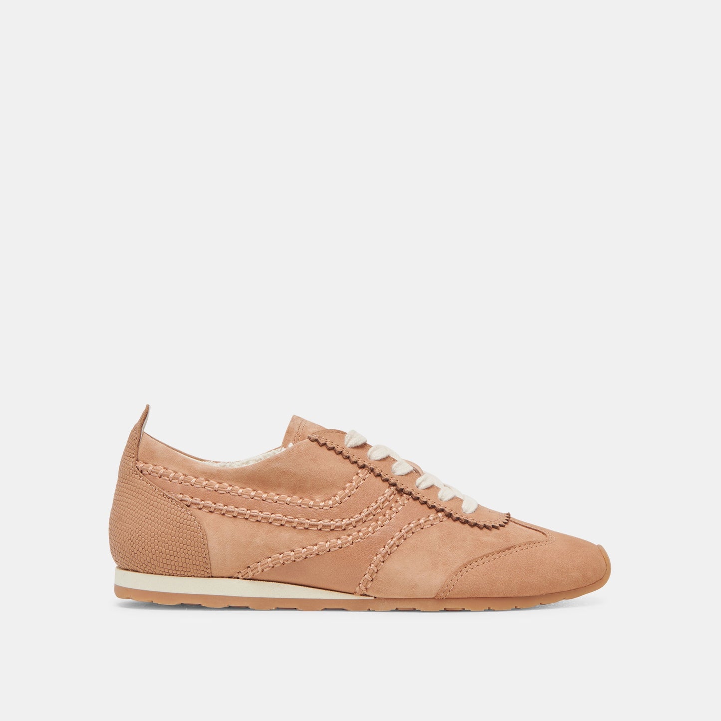 DELANY SNEAKERS TOFFEE NUBUCK - Dolce Vita