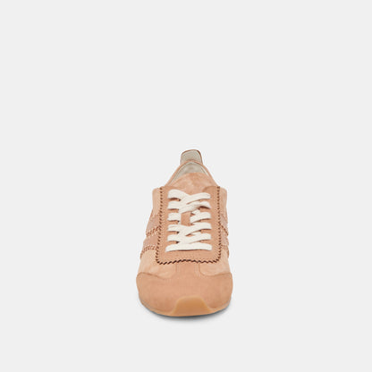 DELANY SNEAKERS TOFFEE NUBUCK - Dolce Vita