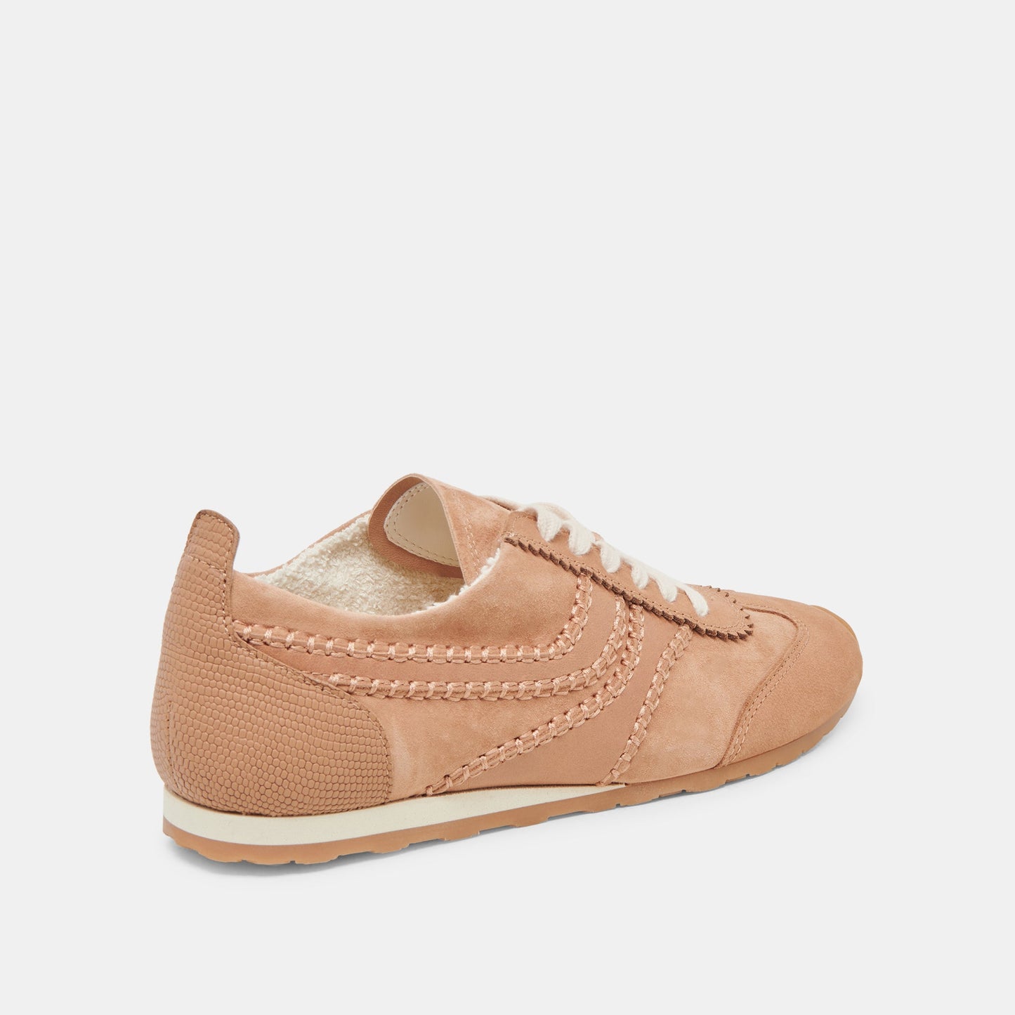 DELANY SNEAKERS TOFFEE NUBUCK - Dolce Vita
