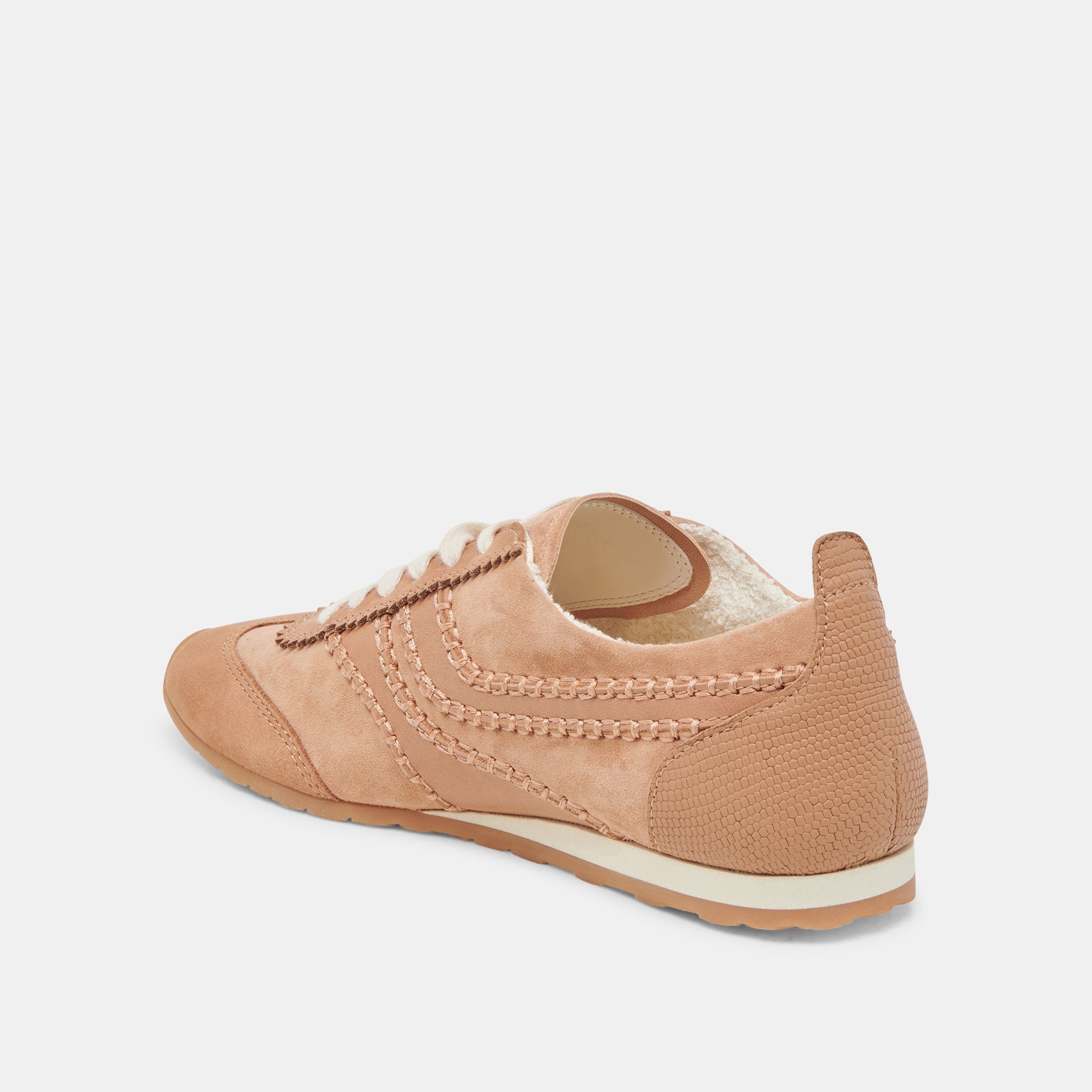 DELANY SNEAKERS TOFFEE NUBUCK - Dolce Vita