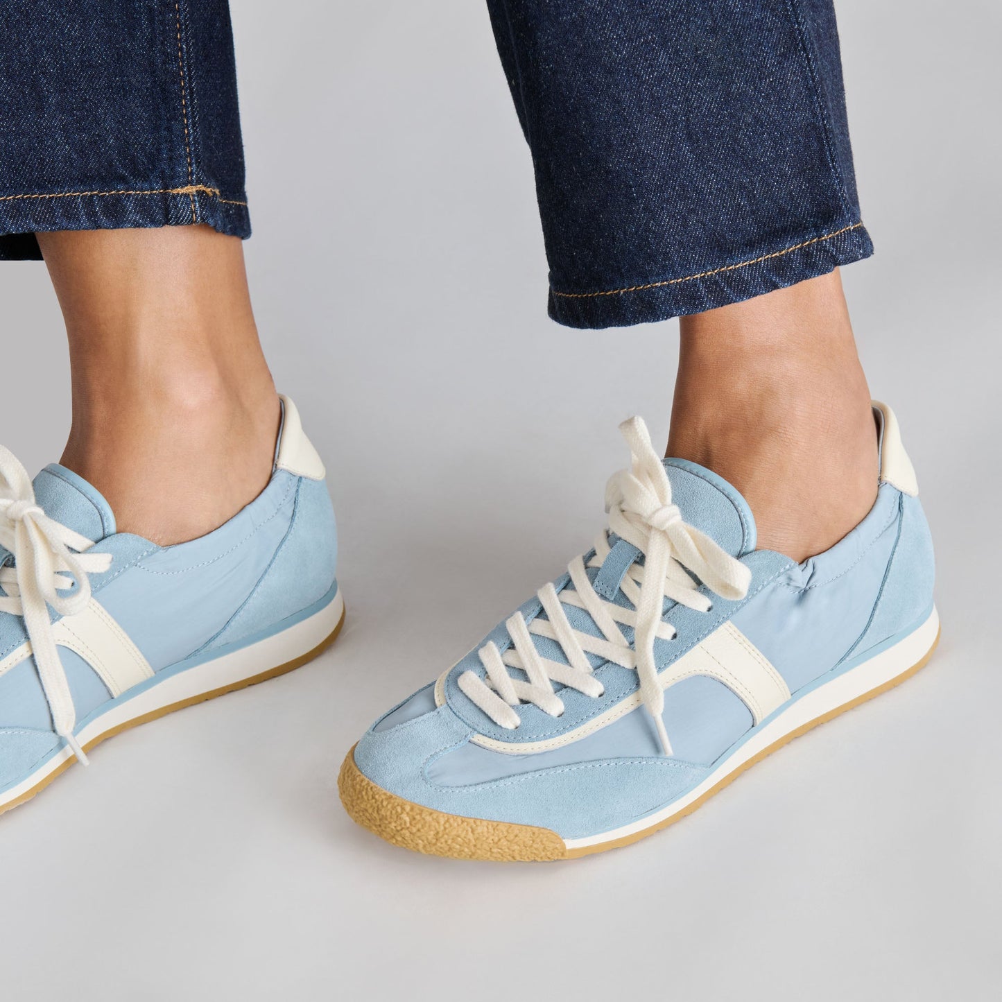 Sariya Lt Blue Nylon Sneakers - Dolce Vita