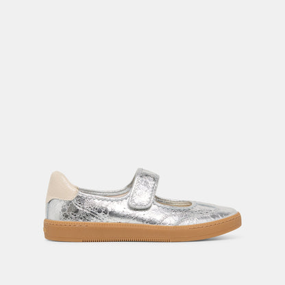 Nanet Silver Leather Sneakers - Dolce Vita