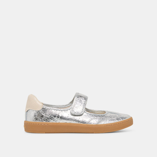 Nanet Silver Leather Sneakers - Dolce Vita