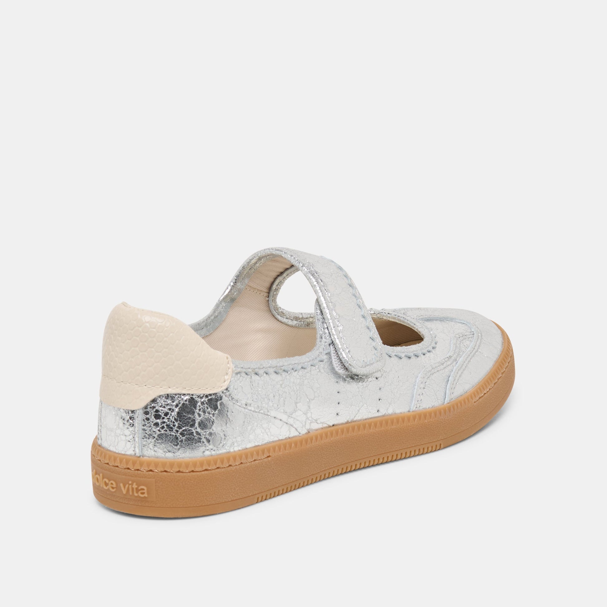 Nanet Silver Leather Sneakers - Dolce Vita