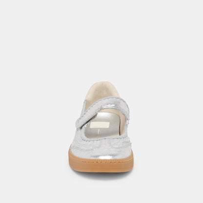 Nanet Silver Leather Sneakers - Dolce Vita