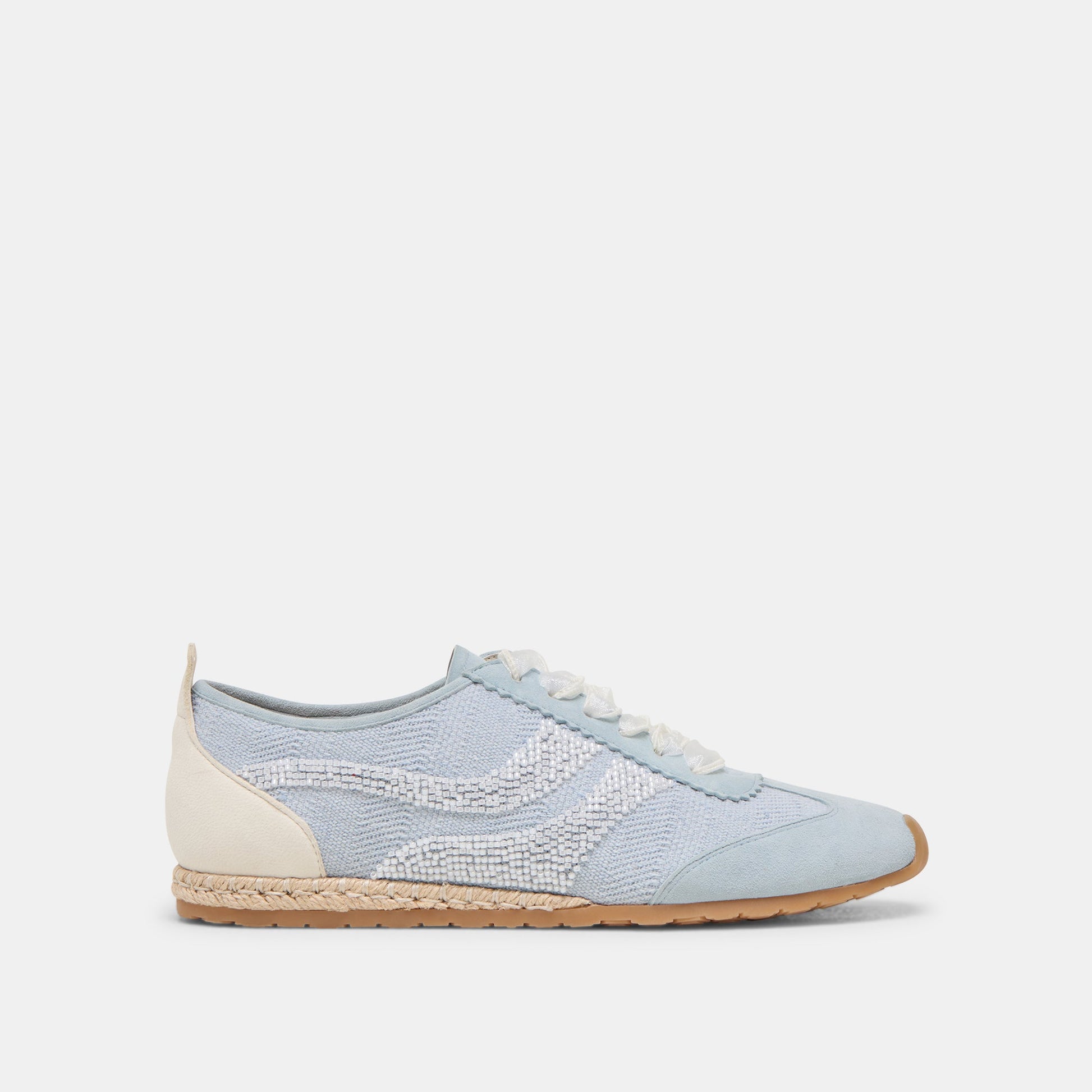 DREAM BEAD SNEAKERS BLUE MULTI BURLAP - Dolce Vita
