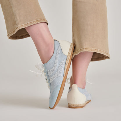 DREAM BEAD SNEAKERS BLUE MULTI BURLAP - Dolce Vita