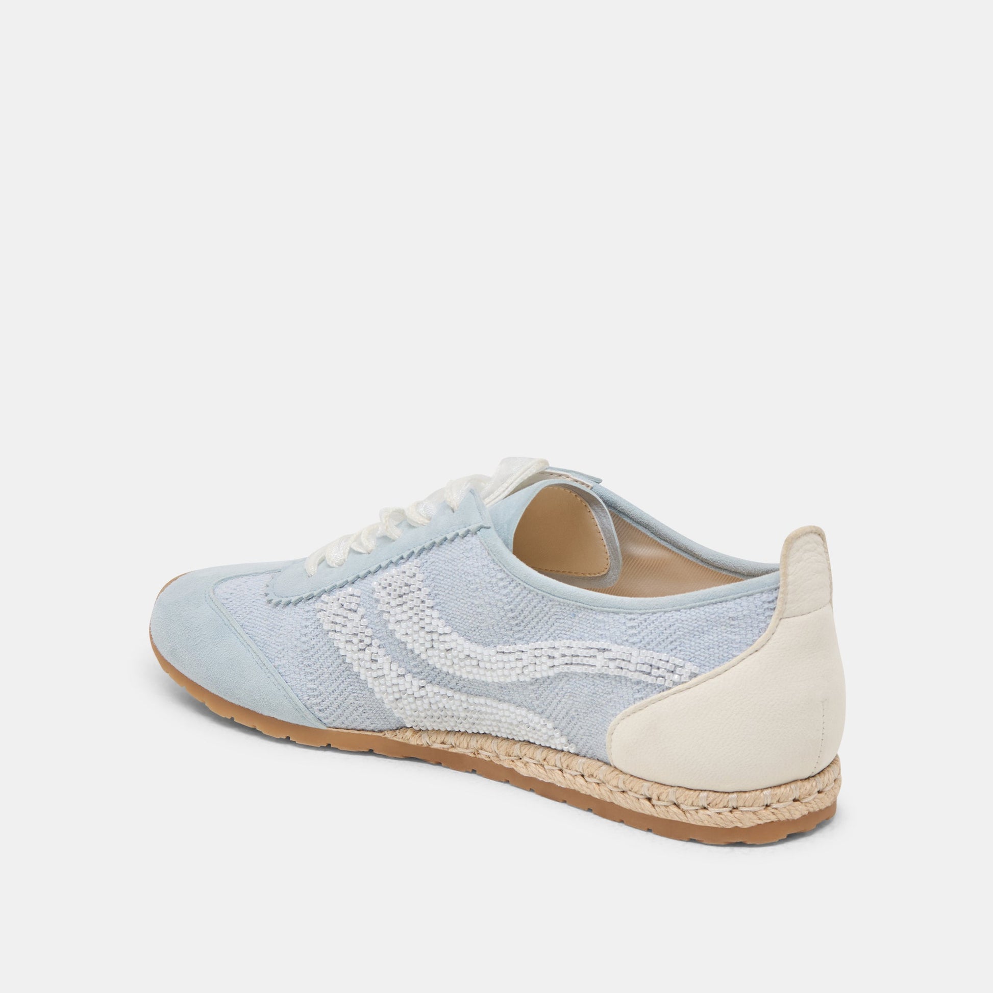DREAM BEAD SNEAKERS BLUE MULTI BURLAP - Dolce Vita