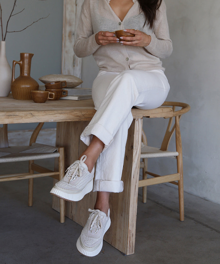 Dolen Sneakers in Sandstone Knit - Dolce Vita Women's Footwear - Dolce Vita