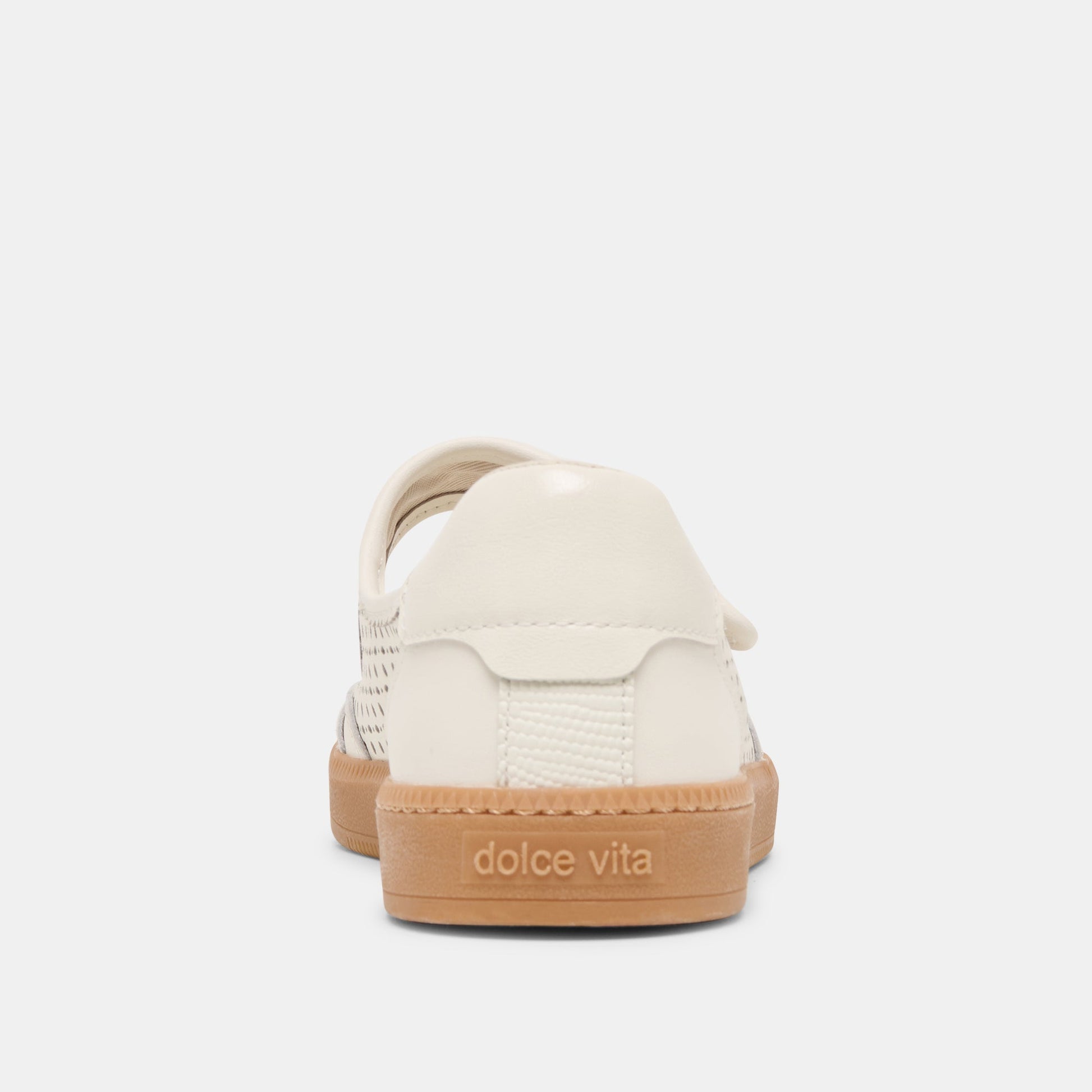 Nanet White Perforated Leather Sneakers - Dolce Vita