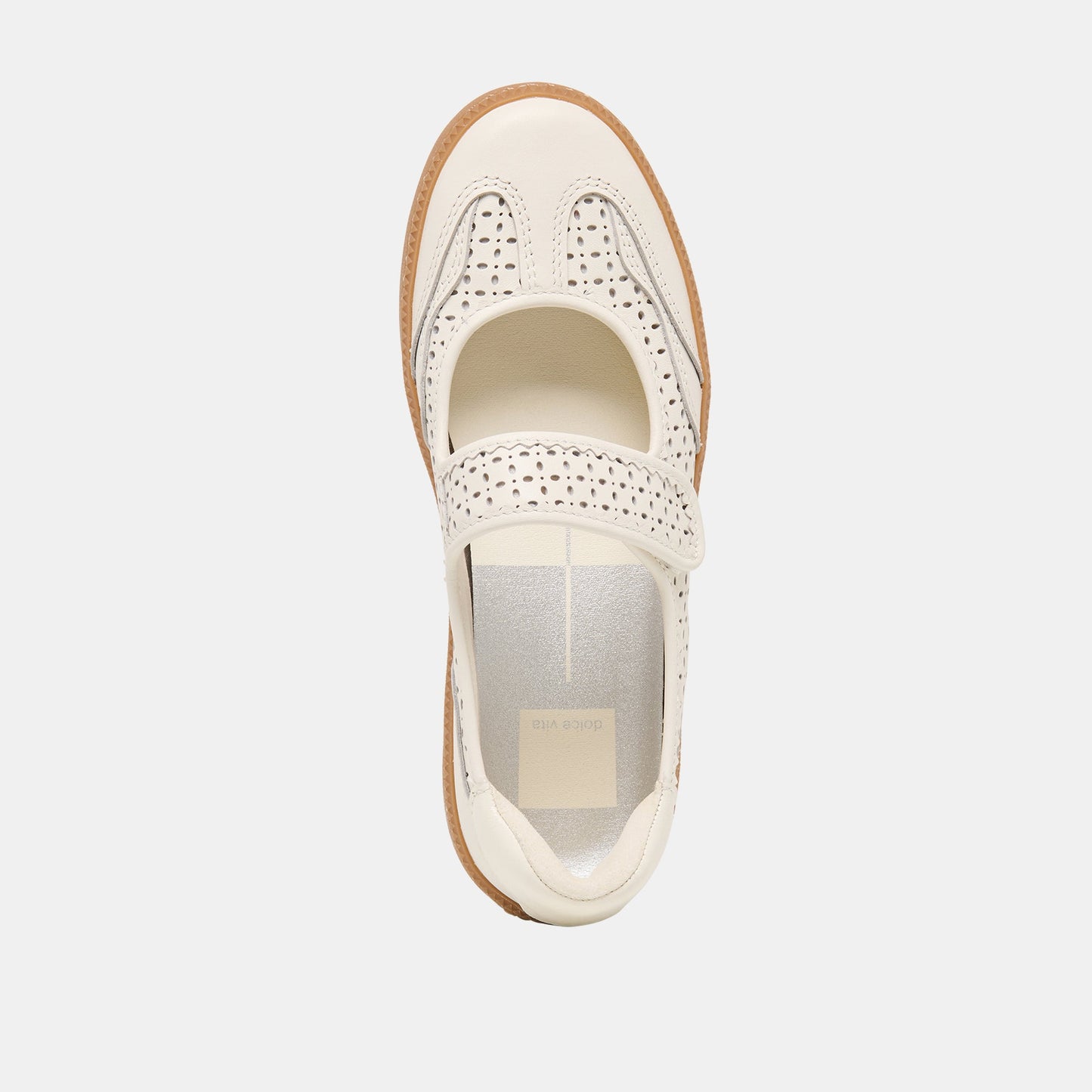 Nanet White Perforated Leather Sneakers - Dolce Vita