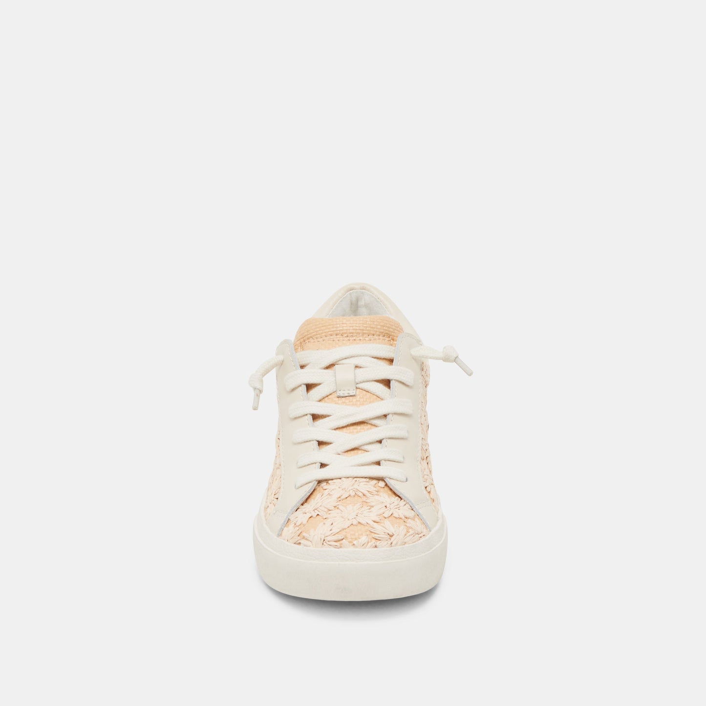 ZINA FLORAL SNEAKERS CREME FLORAL RAFFIA - Dolce Vita