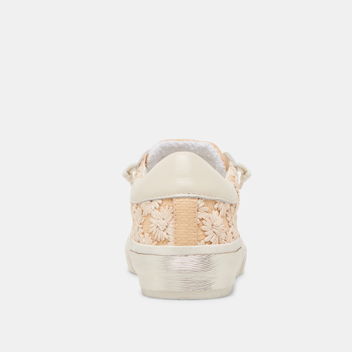 ZINA FLORAL SNEAKERS CREME FLORAL RAFFIA - Dolce Vita