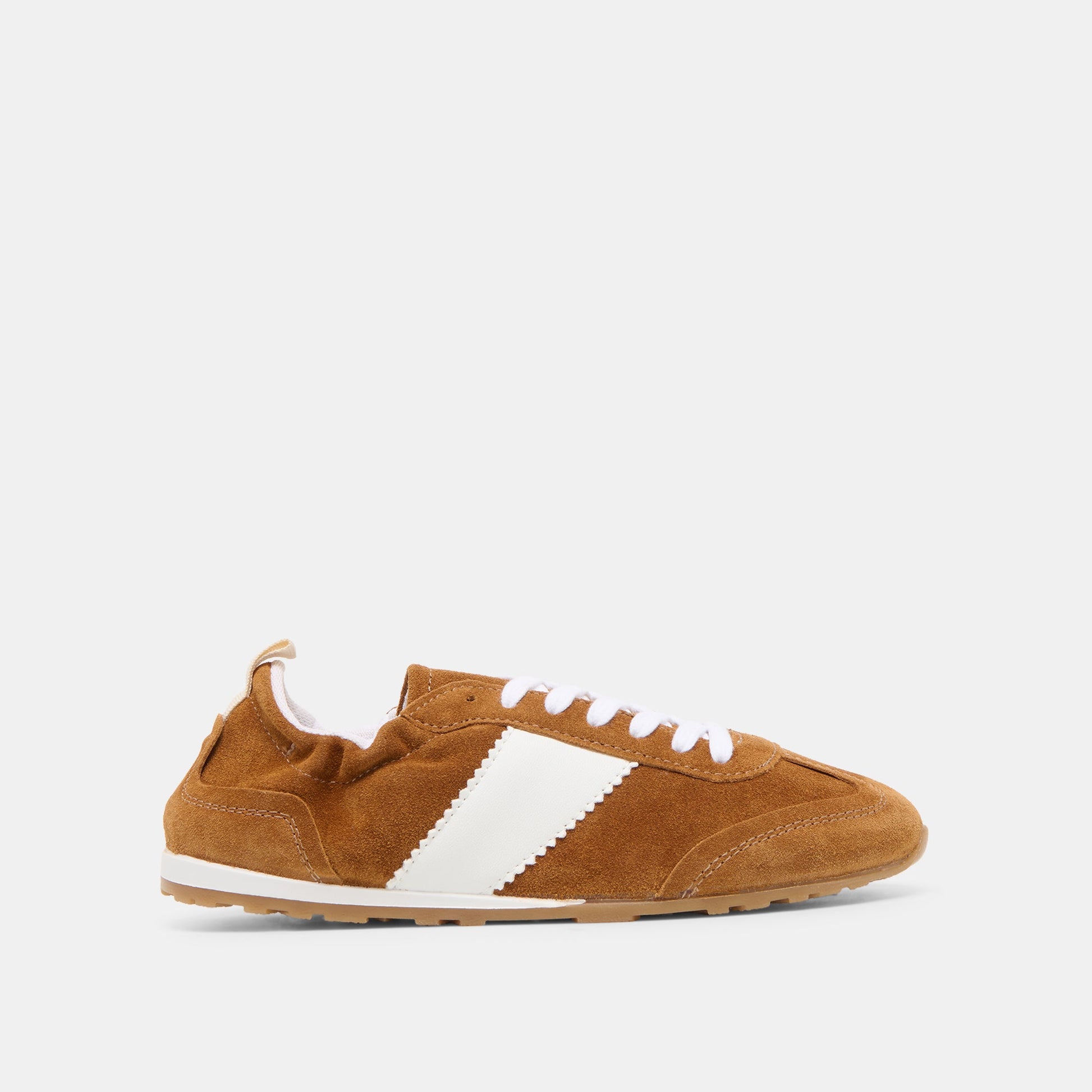 Shyla Cognac Suede Sneakers - Dolce Vita