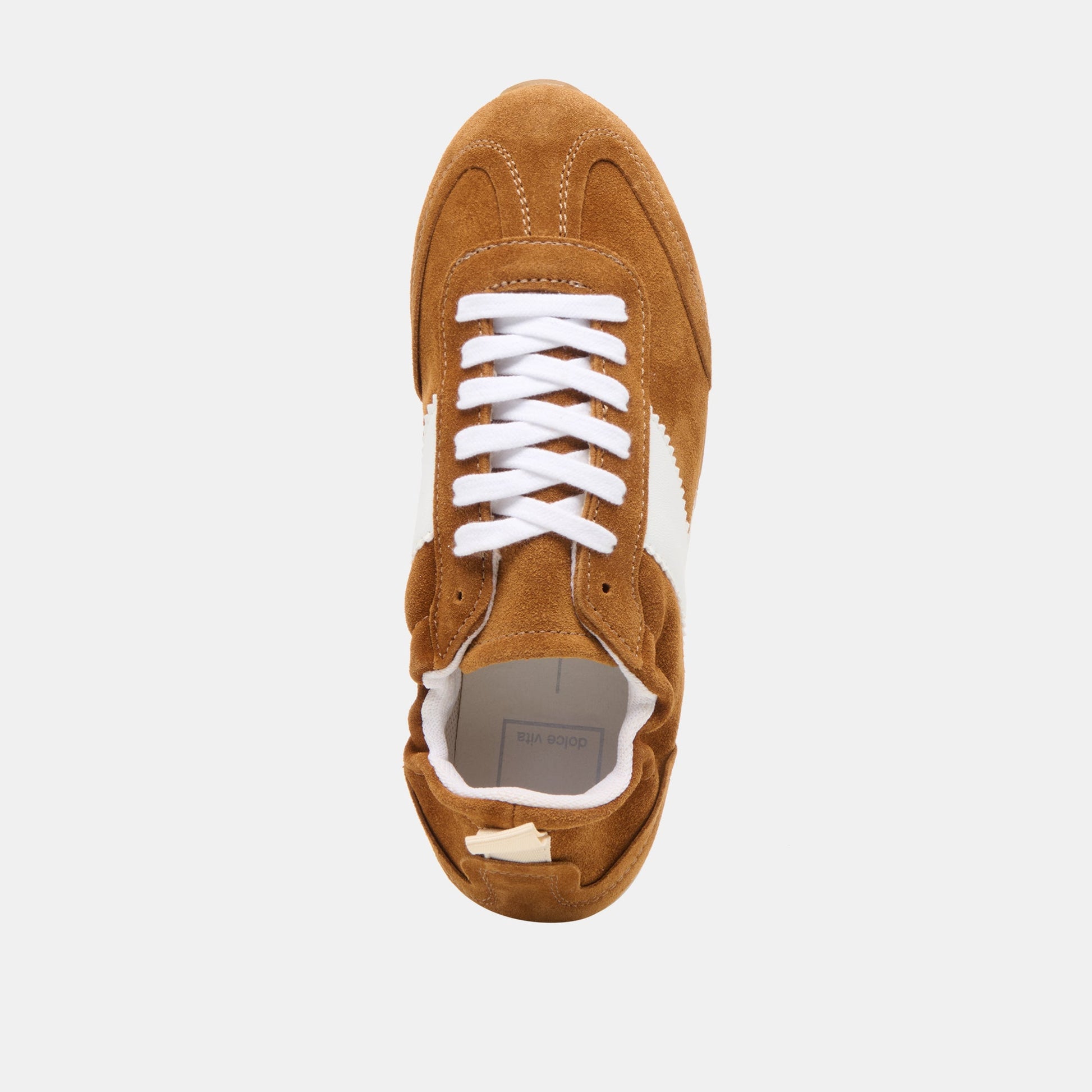 Shyla Cognac Suede Sneakers - Dolce Vita