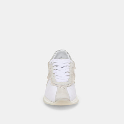 MARIO SNEAKERS WHITE MULTI LEATHER - Dolce Vita