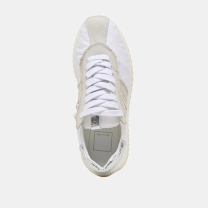 MARIO SNEAKERS WHITE MULTI LEATHER - Dolce Vita