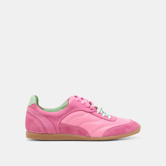 Laini Pink Multi Leather Sneakers - Dolce Vita