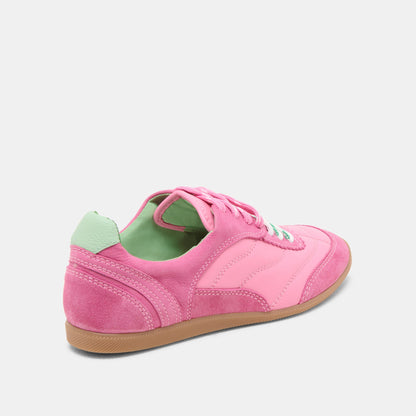 Laini Pink Multi Leather Sneakers - Dolce Vita