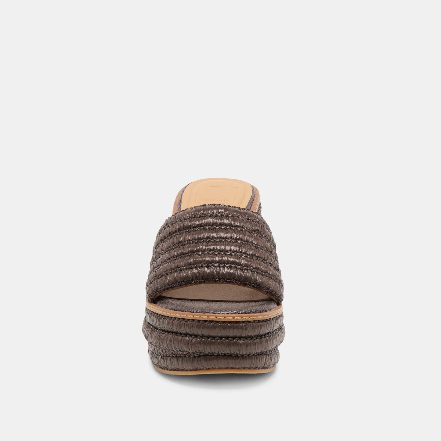 Throne Chocolate Raffia Wedges - Dolce Vita