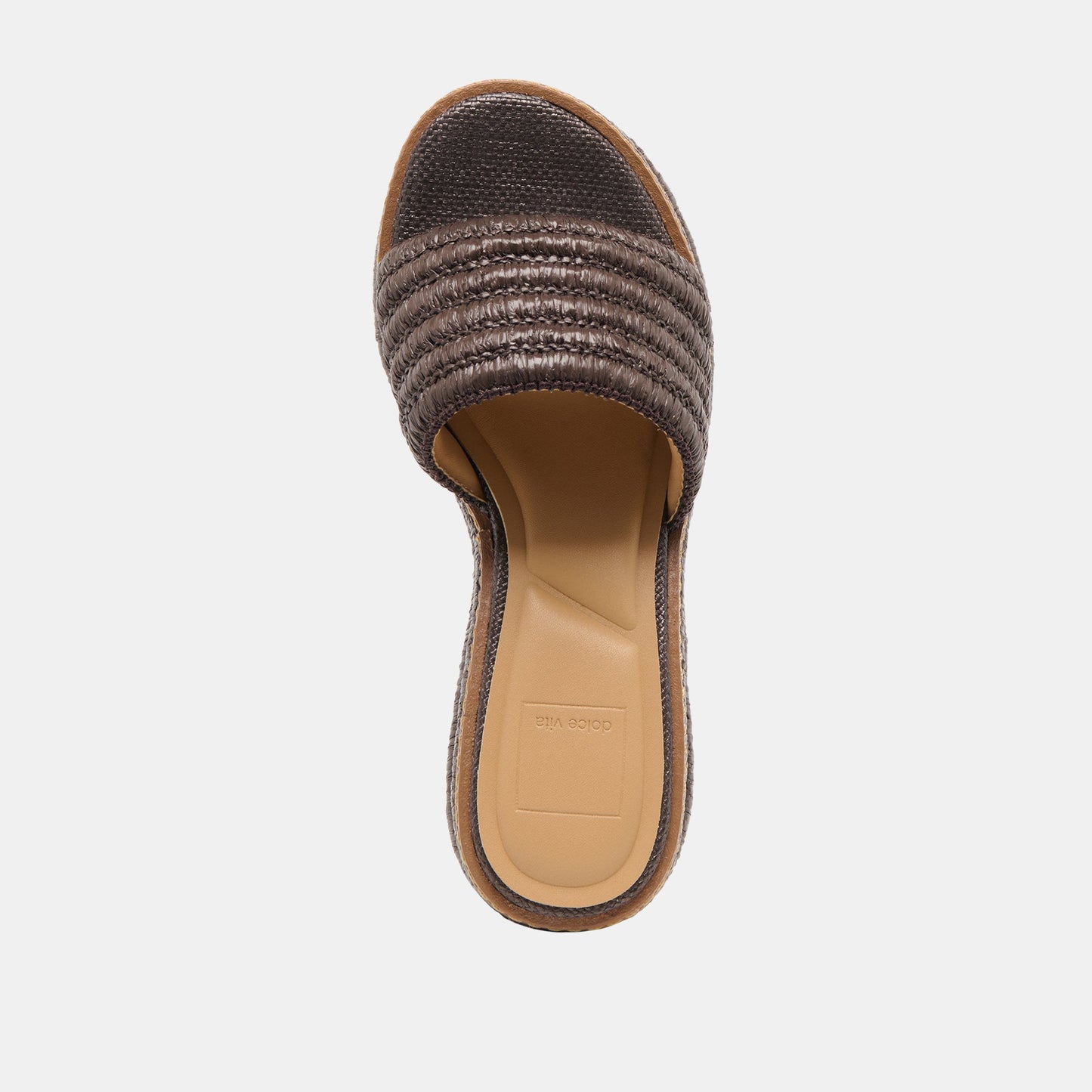 Throne Chocolate Raffia Wedges - Dolce Vita