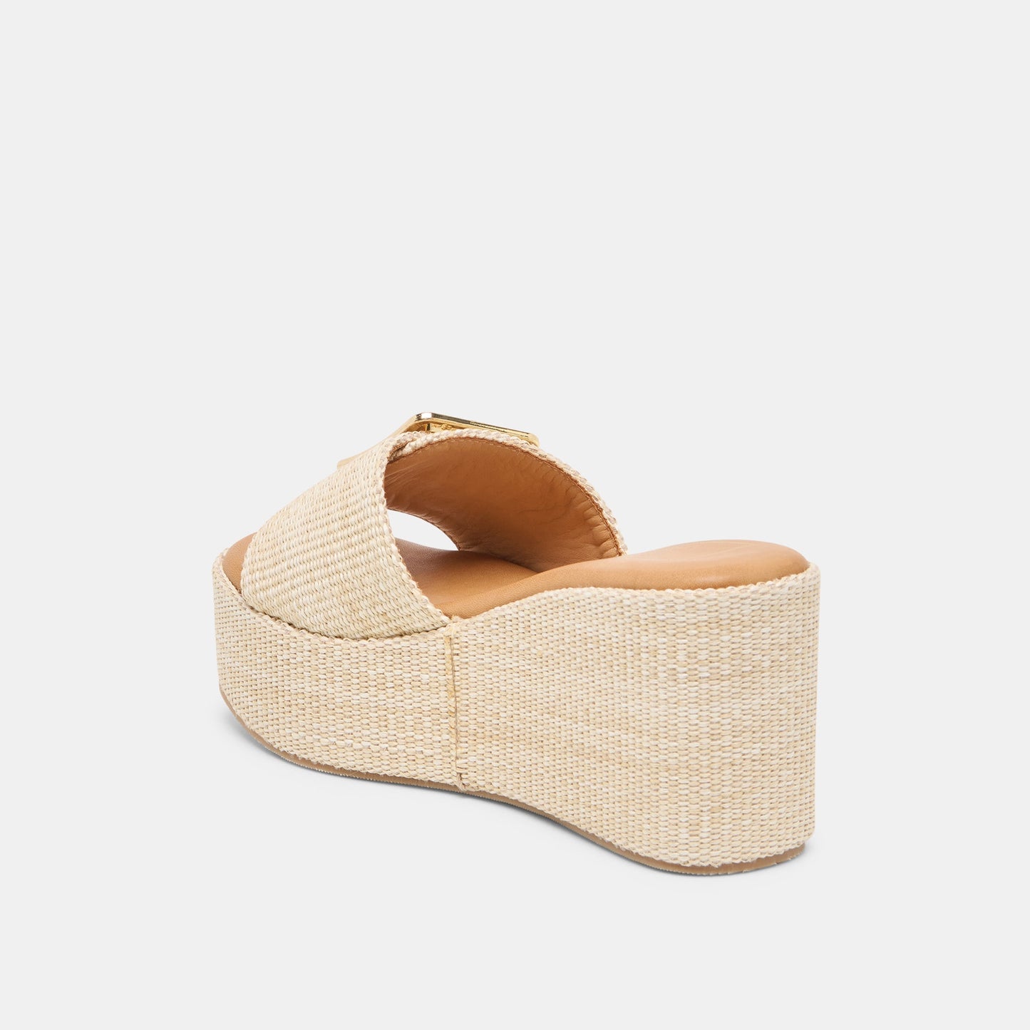 Jilian Lt Natural Raffia Wedges - Dolce Vita