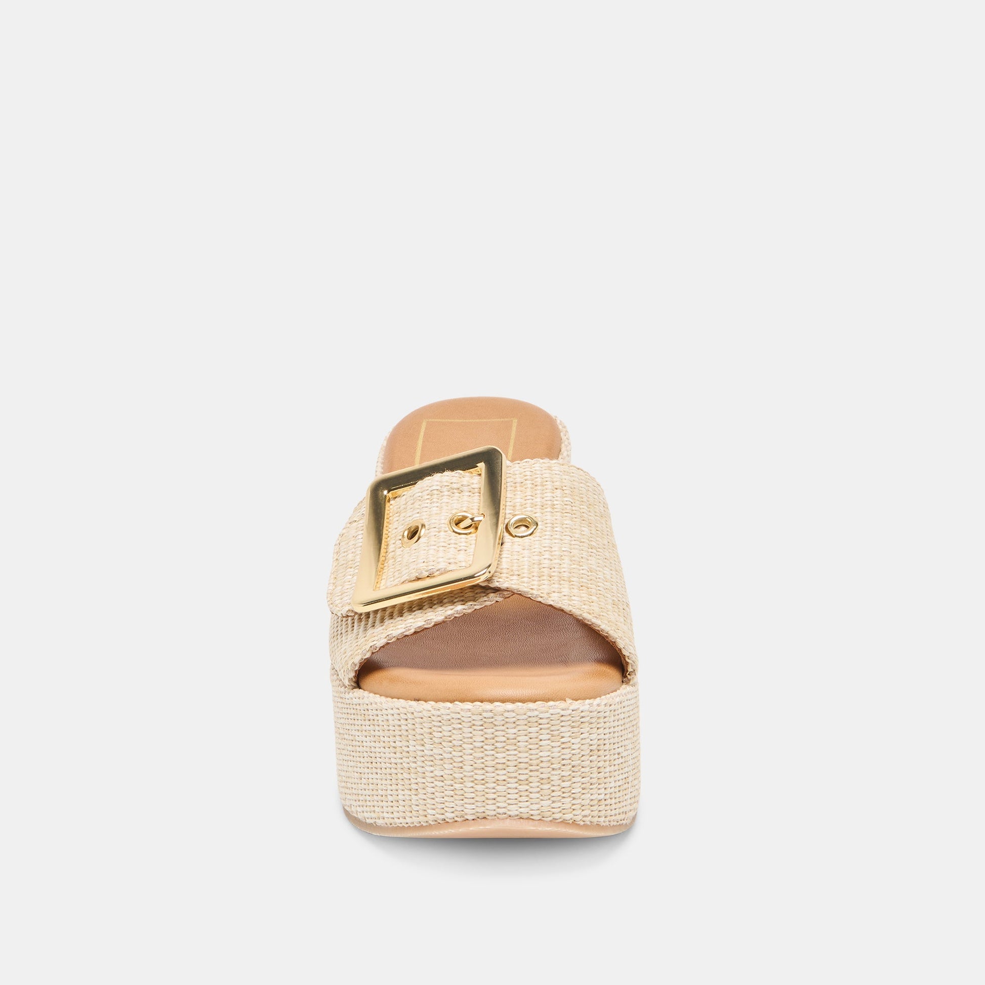Jilian Lt Natural Raffia Wedges - Dolce Vita