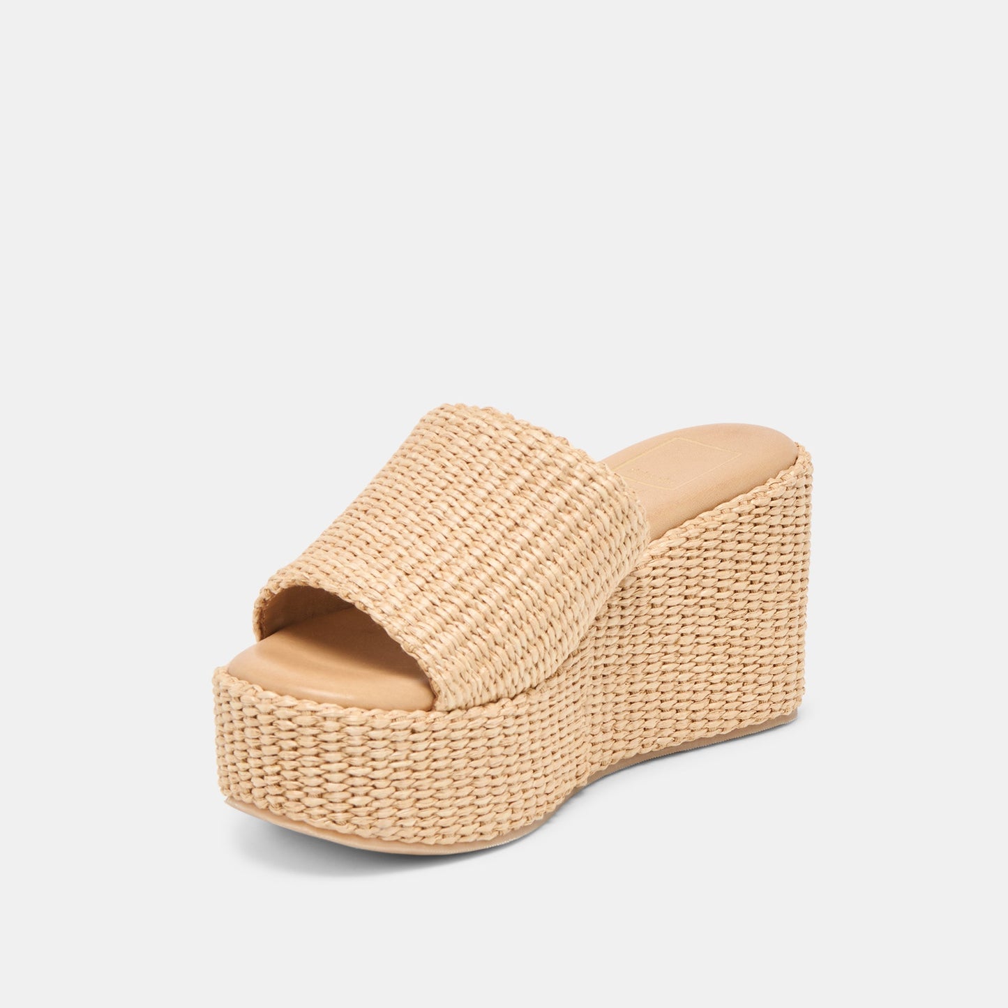 Joclyn Lt Natural Raffia Wedges - Dolce Vita
