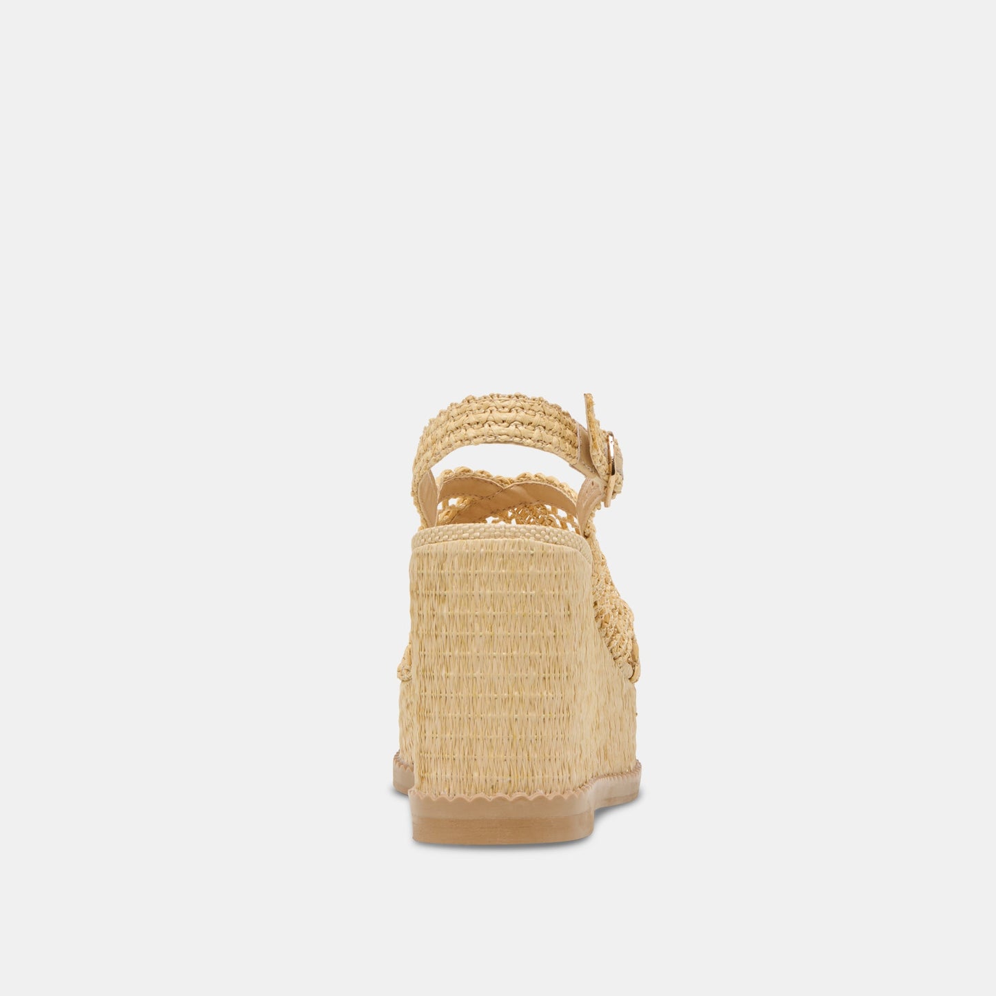 DEXLER WEDGES LT NATURAL WOVEN RAFFIA - Dolce Vita