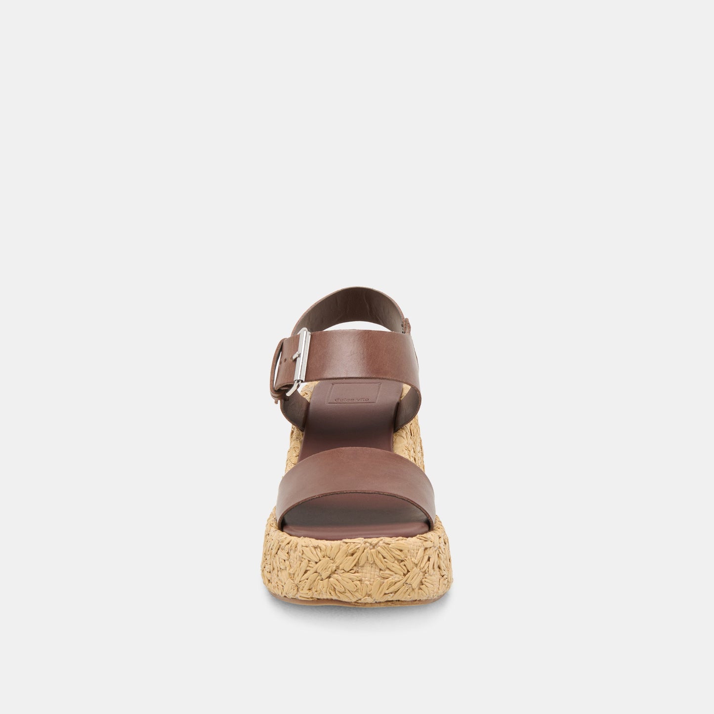 Auri Dk Brown Leather Wedges - Dolce Vita