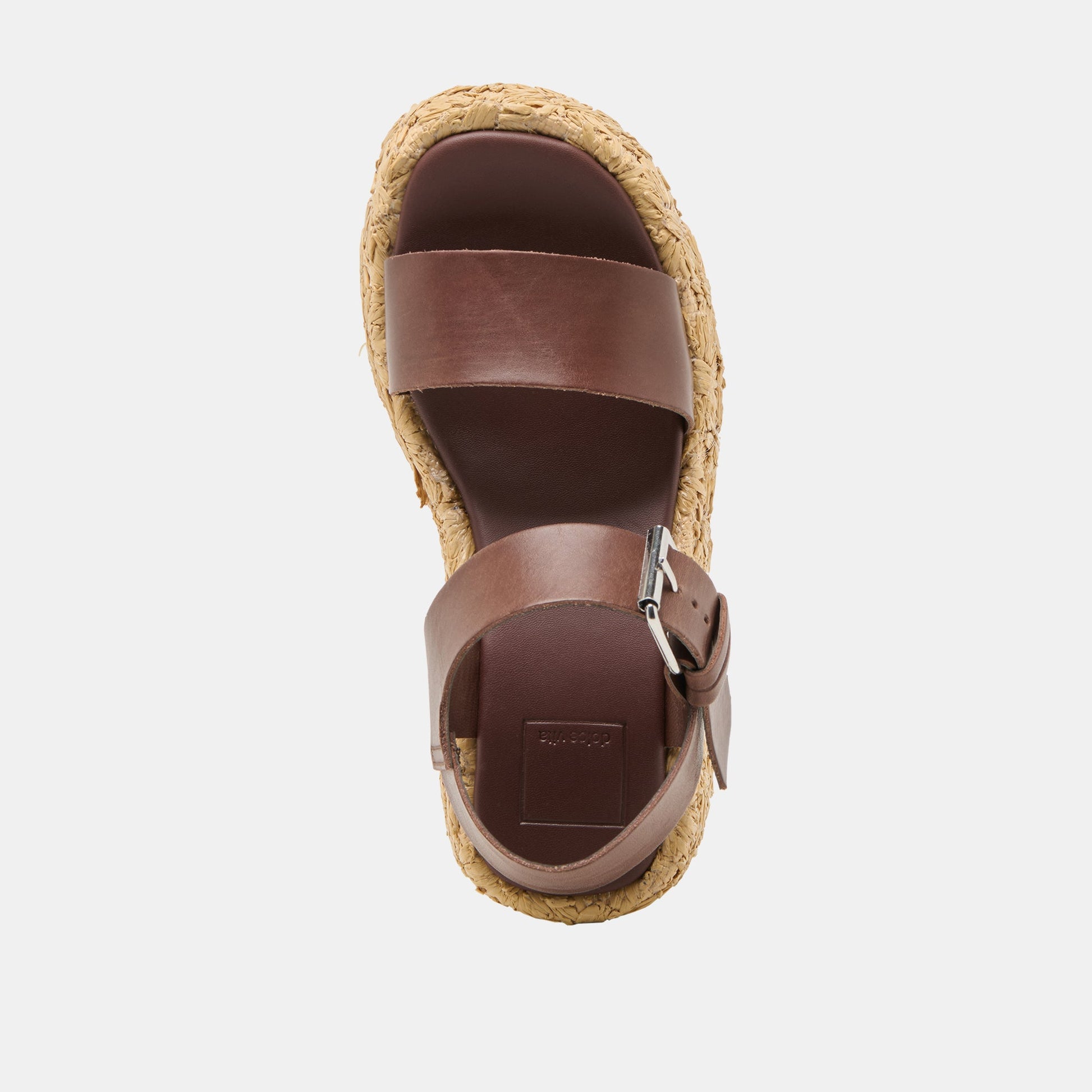 Auri Dk Brown Leather Wedges - Dolce Vita