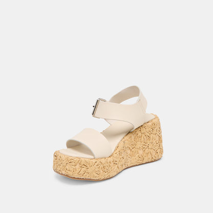 Auri Bone Leather Wedges - Dolce Vita