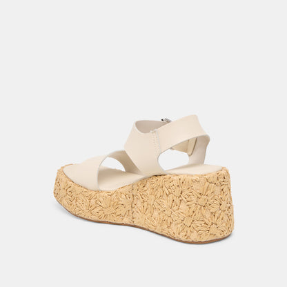 Auri Bone Leather Wedges - Dolce Vita