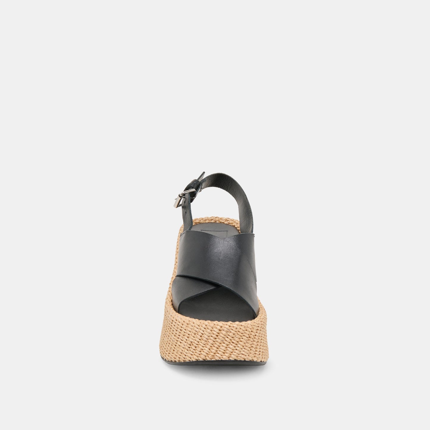 SKYLAR WEDGES BLACK LEATHER - Dolce Vita