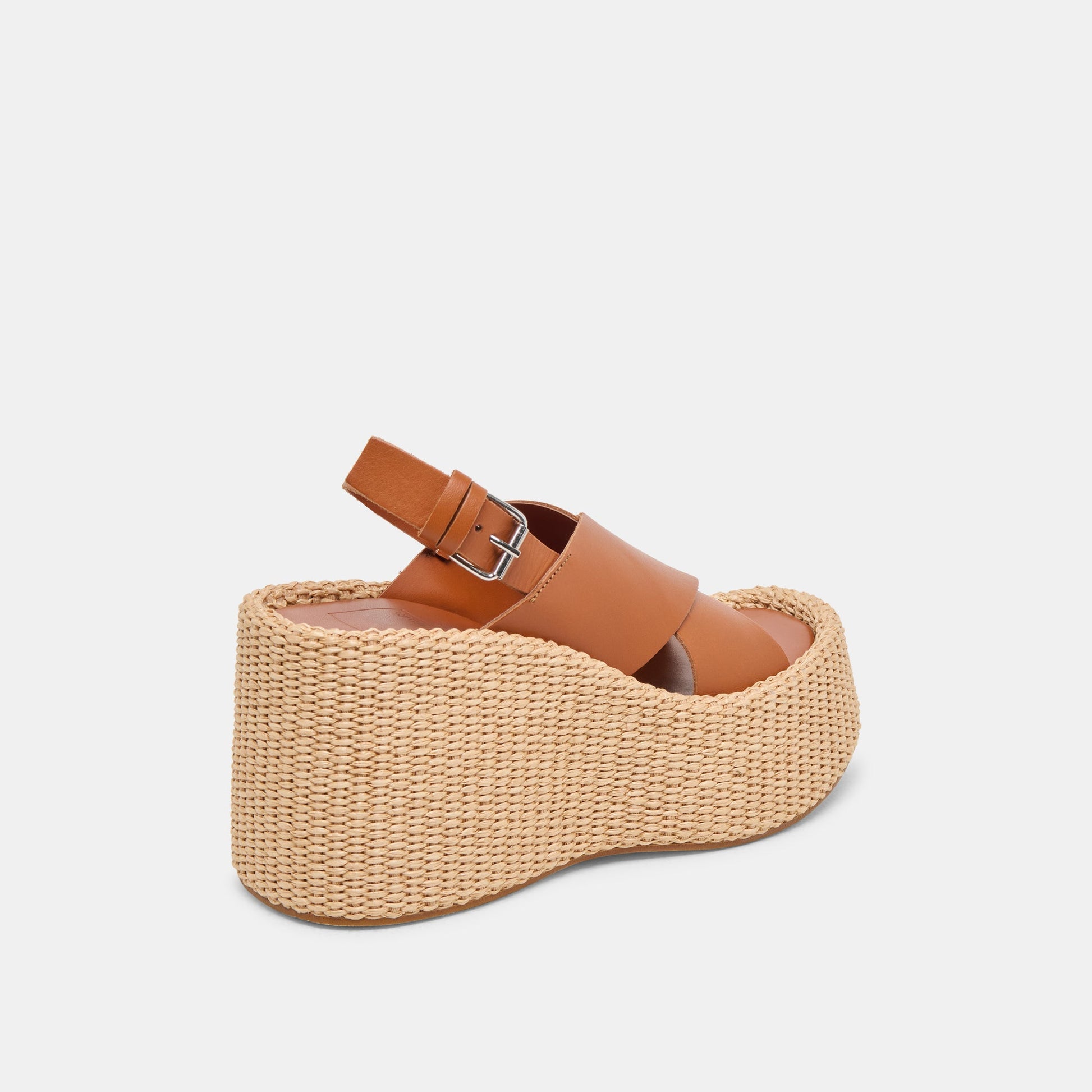 SKYLAR WEDGES BROWN LEATHER - Dolce Vita