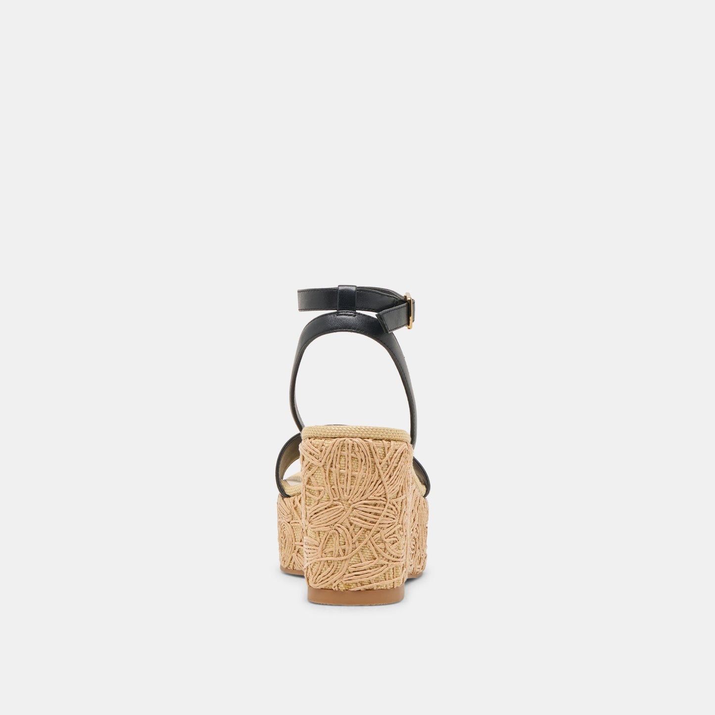TALISA WEDGES BLACK LEATHER - Dolce Vita