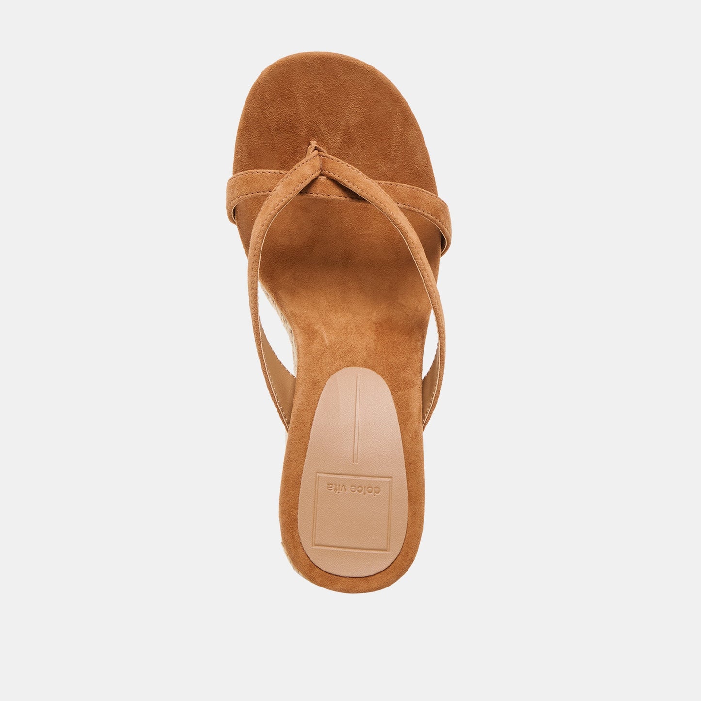 Helan Espadrille Brown Suede Wedges - Dolce Vita