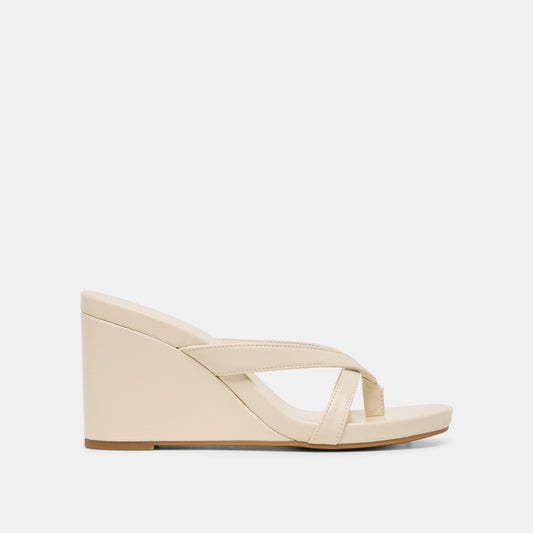 Helan Bone Leather Wedges - Dolce Vita