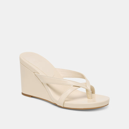 Helan Bone Leather Wedges - Dolce Vita